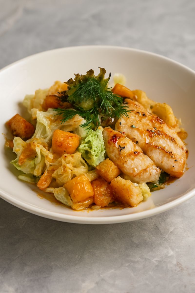 Tavuklu Sezar Salata