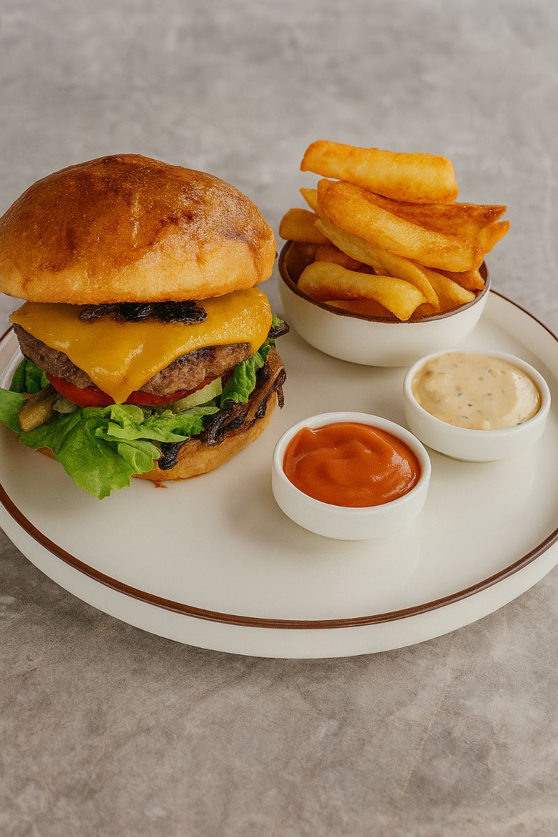 Cheddar Peynirli Burger